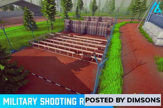 Unity 3D-Models POLY - Military Shooting Range v1.0