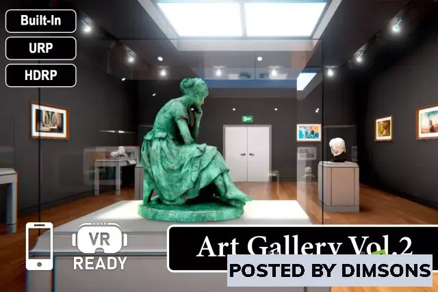 Unity 3D-Models Art Gallery Vol.2 v1.1