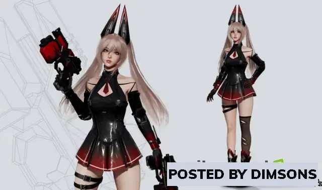 Unreal Engine Characters Cosmo Bunny Girl v4.27+