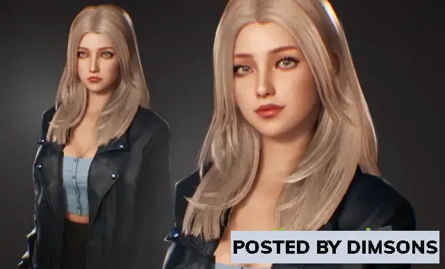 Unreal Engine Characters F2 Modern Girl Ashley v4.25+