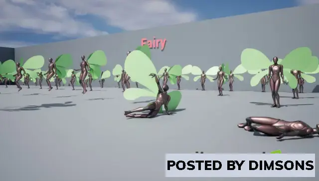 Unreal Engine Animations Fairy Animations v5.2+