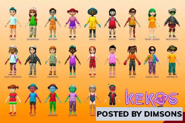 Unity 3D-Models KEKOS - Customizable 3D Character Cartoon Kids v1.1.0