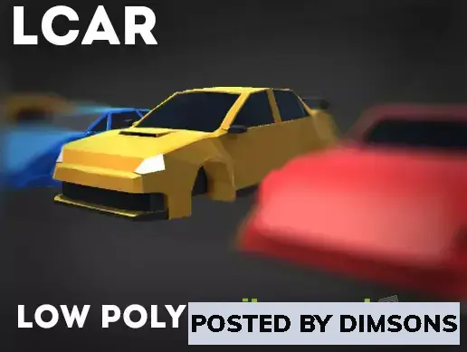 Unity 3D-Models LCar - (Low poly car pack + Bonus) v1.0