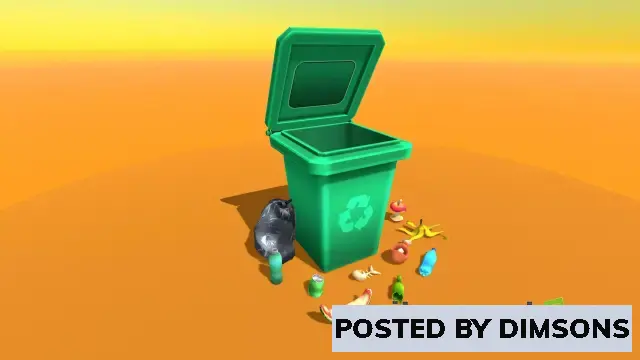 Unity 3D-Models Low poly Garbage Pack v1.0