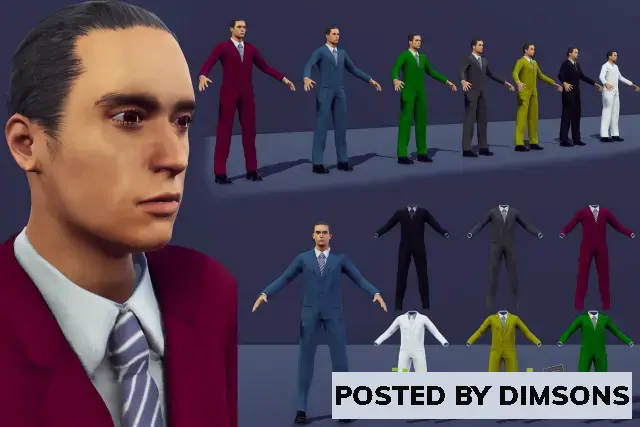 Unity 3D-Models Male Character With Suite v2018.2.4f1