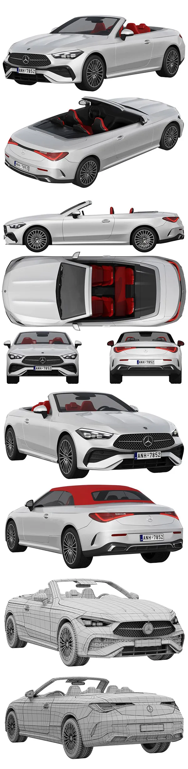 Mercedes-Benz CLE Cabriolet 3D Model