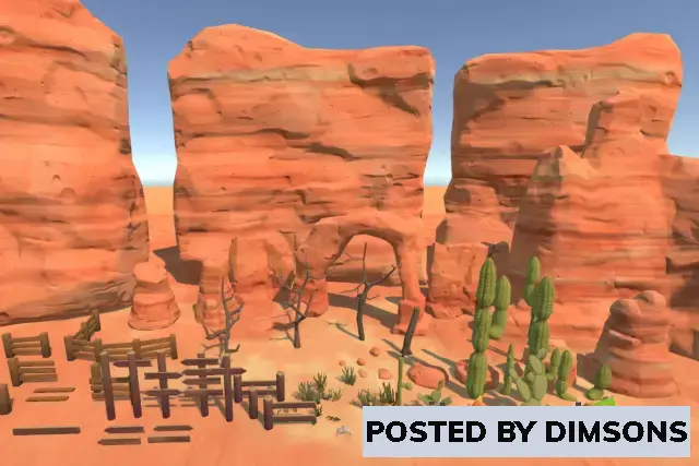 Unity 3D-Models Pbr Stylized Desert v2.0 (URP)