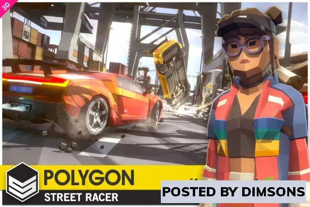 Unity 3D-Models POLYGON - Street Racer - Low Poly 3D Art by Synty v1.2.0