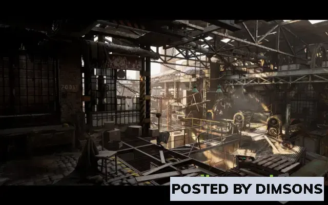 Unreal Engine Environments [SCANS] Warehouse - Abandoned Factory District v5.4