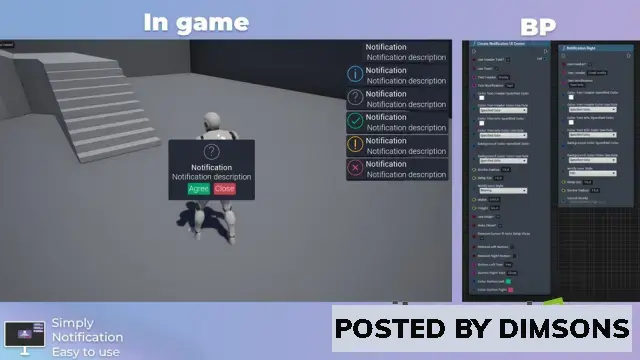 Unreal Engine Blueprints Simply notification v4.27+