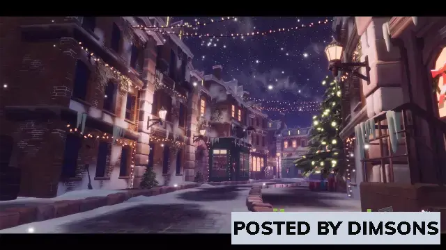 Unity 3D-Models Stylized Christmas Town v1.0