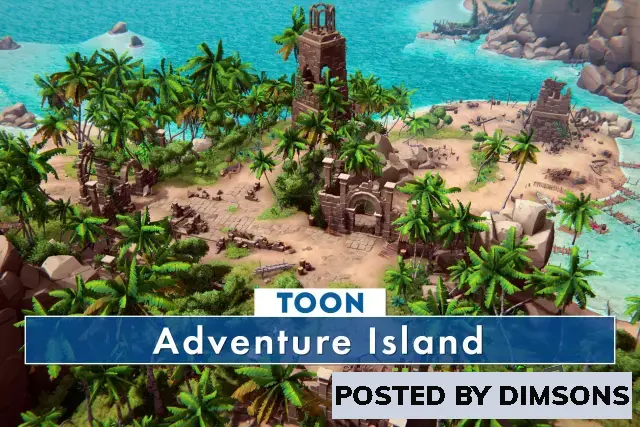 Unity 3D-Models Toon Adventure Island v1.0 (URP)