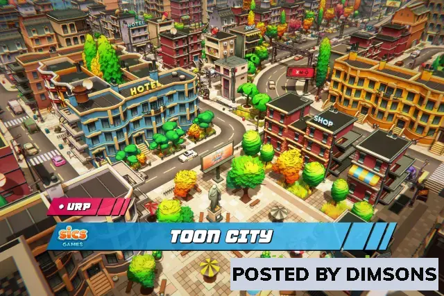 Unity 3D-Models Toon City v1.4