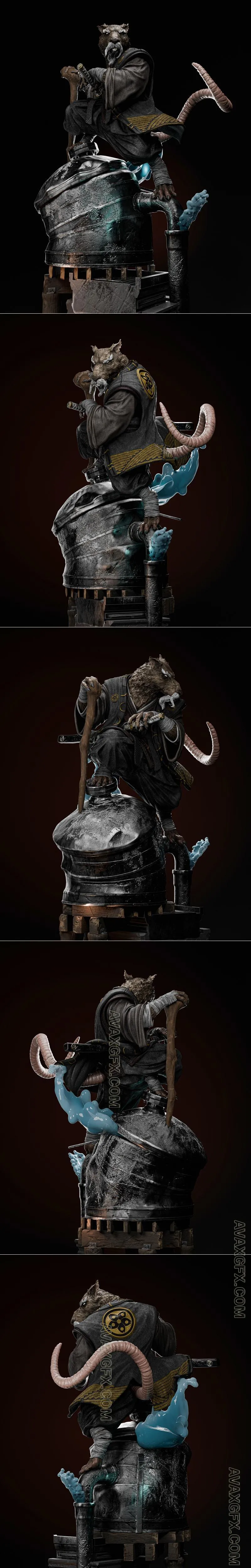 ZEZ Studios - Master Splinter - STL 3D Model