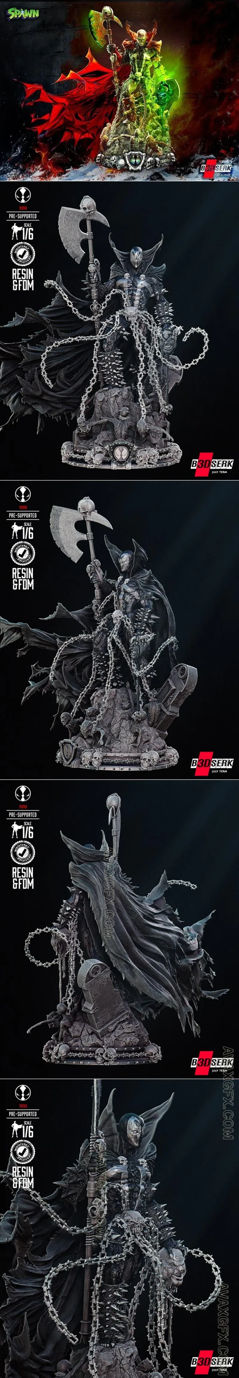 B3DSERK - Spawn Sculpture - STL 3D Model