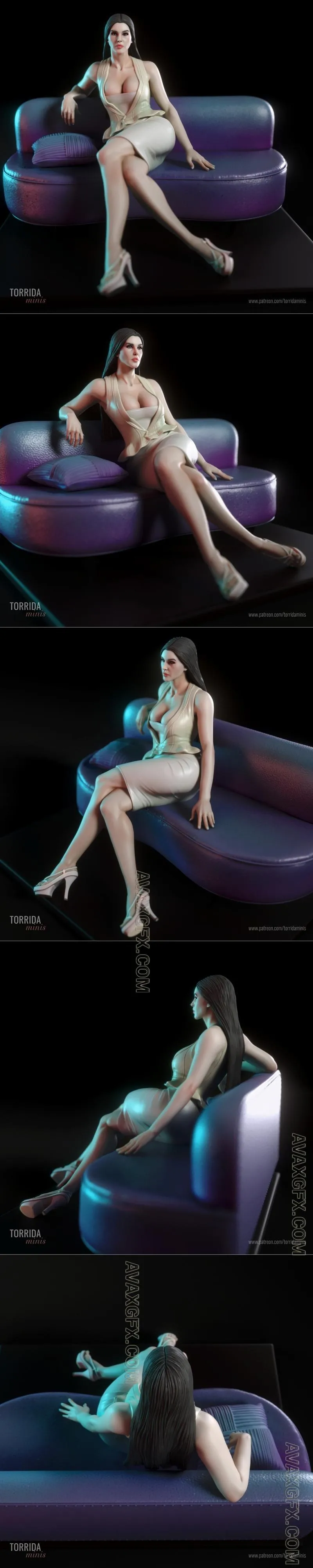 Torrida Minis - Persephone - STL 3D Model