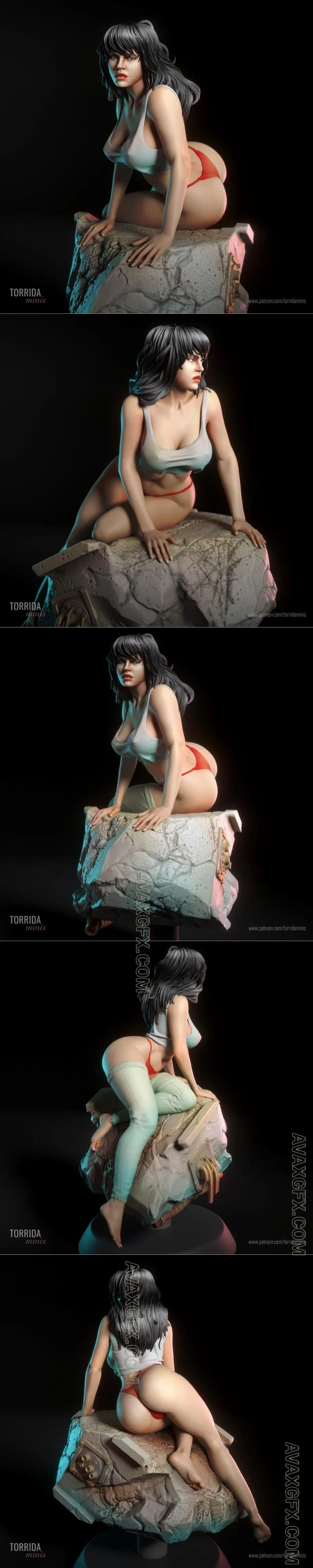 Torrida Minis - Druuna - STL 3D Model