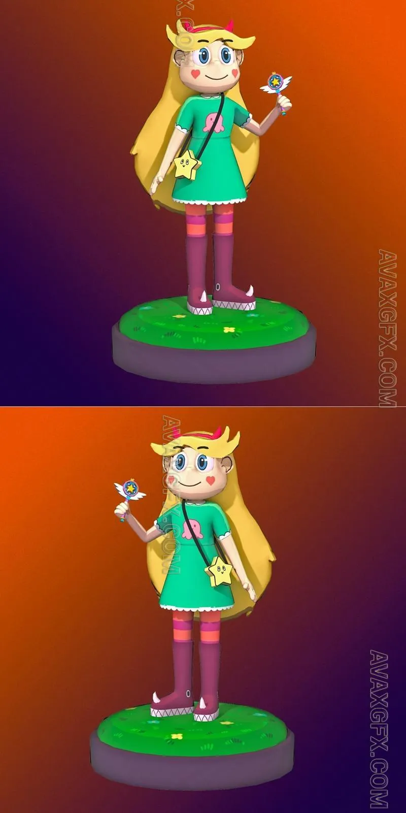 Star Butterfly - STL 3D Model