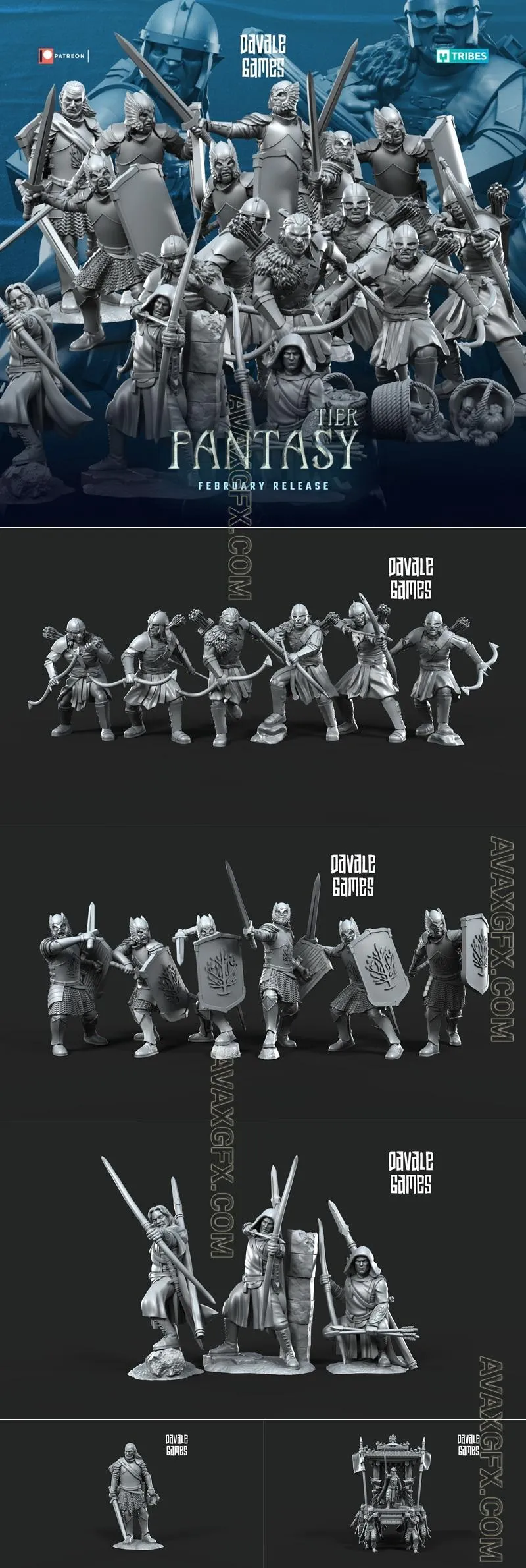 Davale Games February 2024 - STL 3D Model