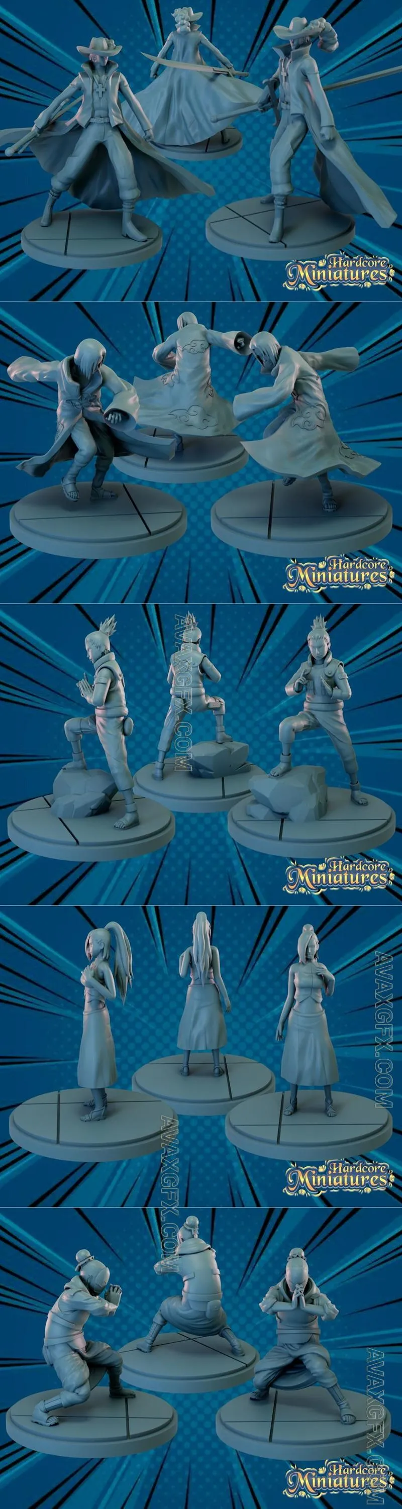 Hardcore Miniatures - Marvel Crisis Protocol - STL 3D Model