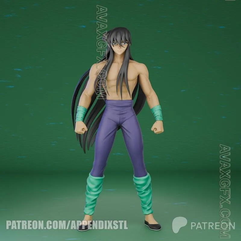 Appendix - Shiryu (training) - OBJ 3D Model