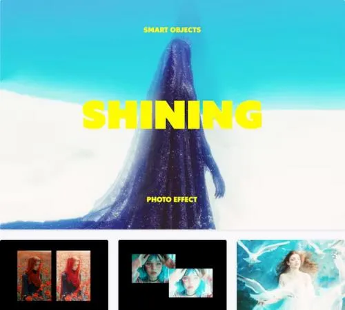 Shining Blurry Photo Effect - 280949314