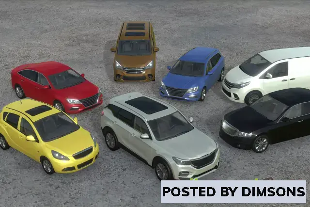 Unity 3D-Models 7 Cars Pack v1.0