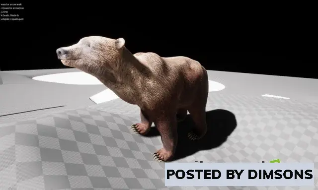 Unreal Engine Characters Bears pack v4.18+