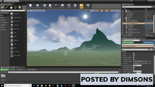 Unreal Engine Blueprints Cloudscape Seasons v5.0+