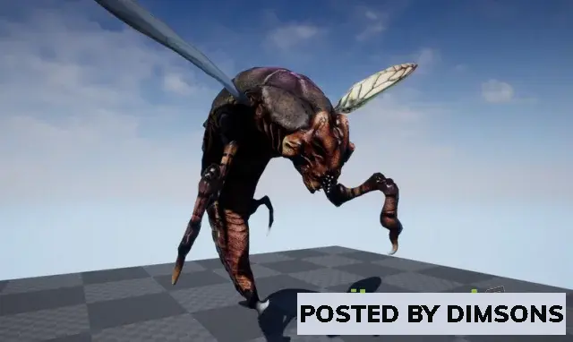 Unreal Engine Characters Creature Insect v4.19+