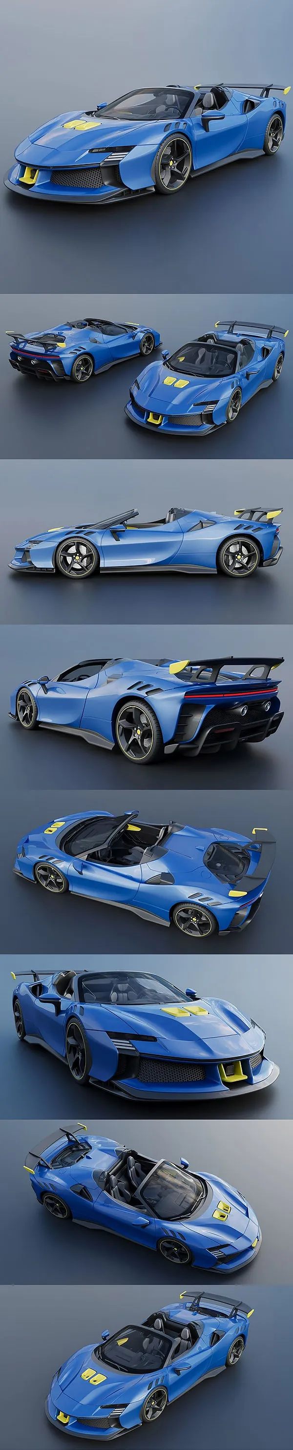 Ferrari SF90 XX Spider – 3D Print