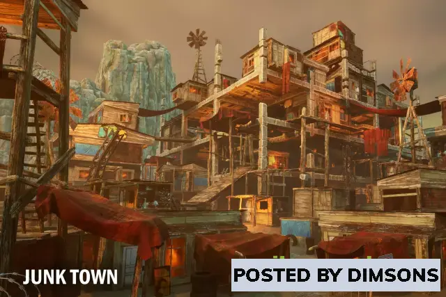 Unity 3D-Models Junk town v1.0