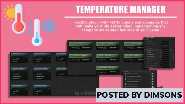 Unreal Engine Code Plugins Temperature Manager v5.3