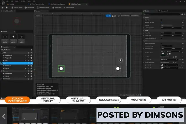 Unreal Engine Code Plugins Touch Interface Designer v3.3.4 (5.3)