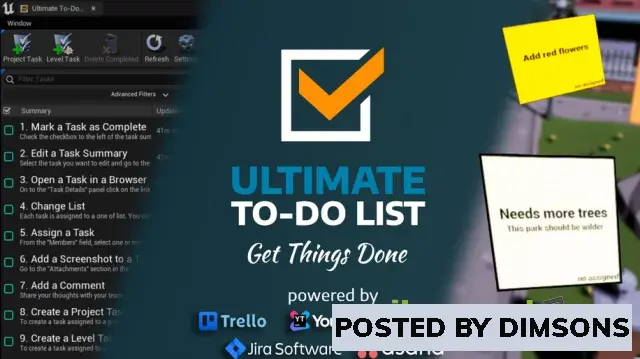 Unreal Engine Code Plugins Ultimate To-Do List v1.6.3 (5.2, 5.3)