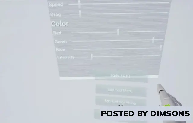 Unreal Engine Blueprints VR Radial HUD v4.26+