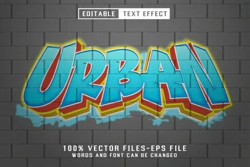 Urban Editable Text Effect - ECBQJZU