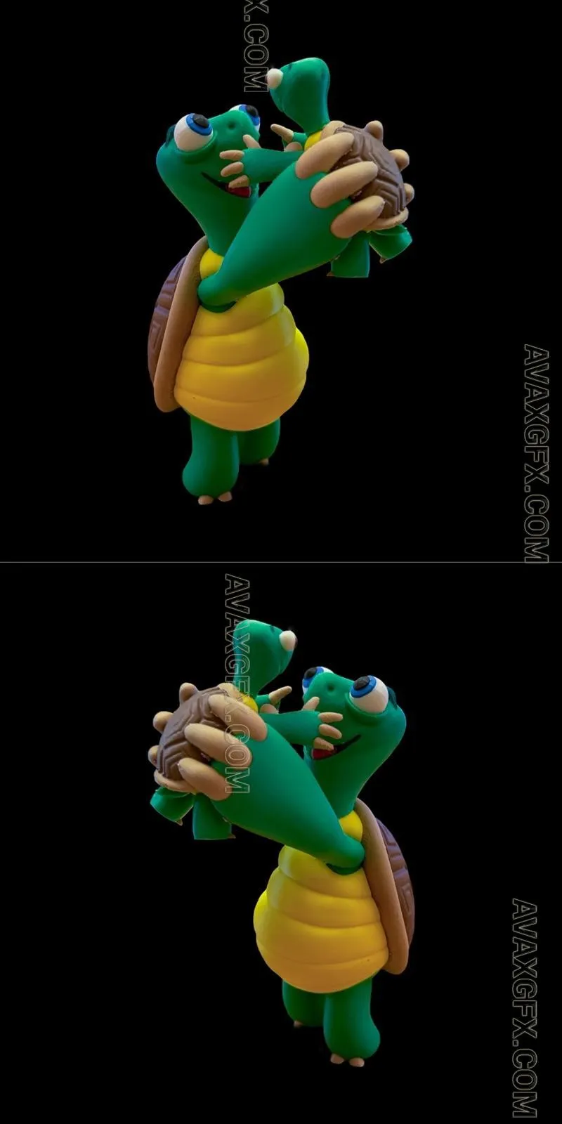 Turtle Family - STL 3D Model