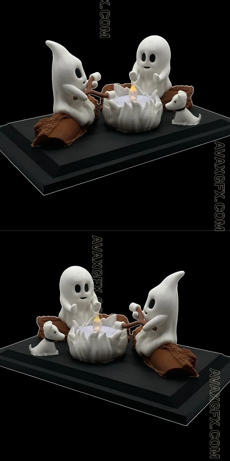 Ghost Campfire - STL 3D Model