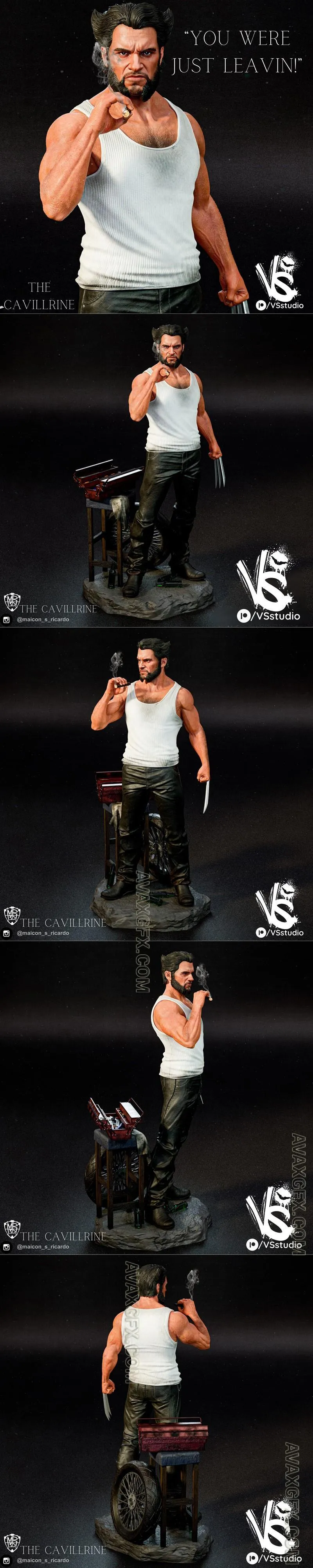 VSstudio - Wolverine- Henry Cavill - STL 3D Model