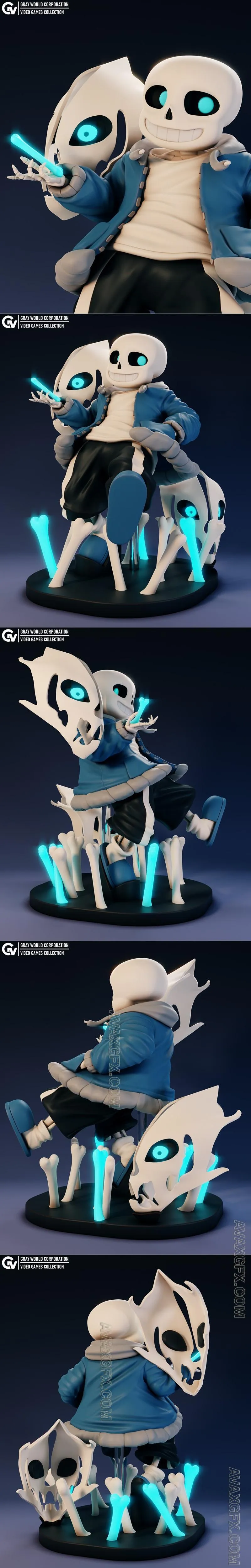 Sans - STL 3D Model