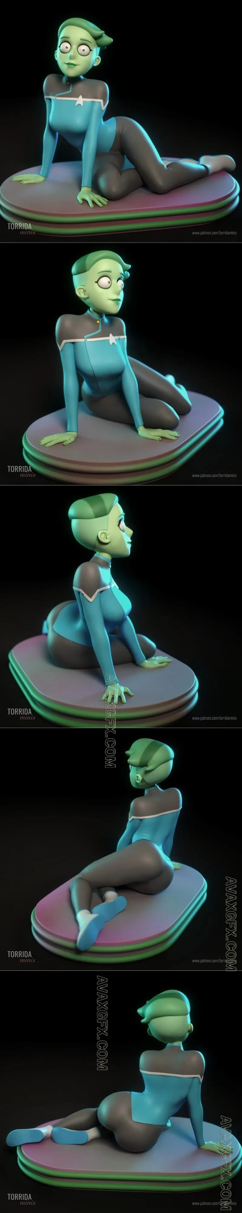 Torrida Minis - D'Vana Tendi - STL 3D Model