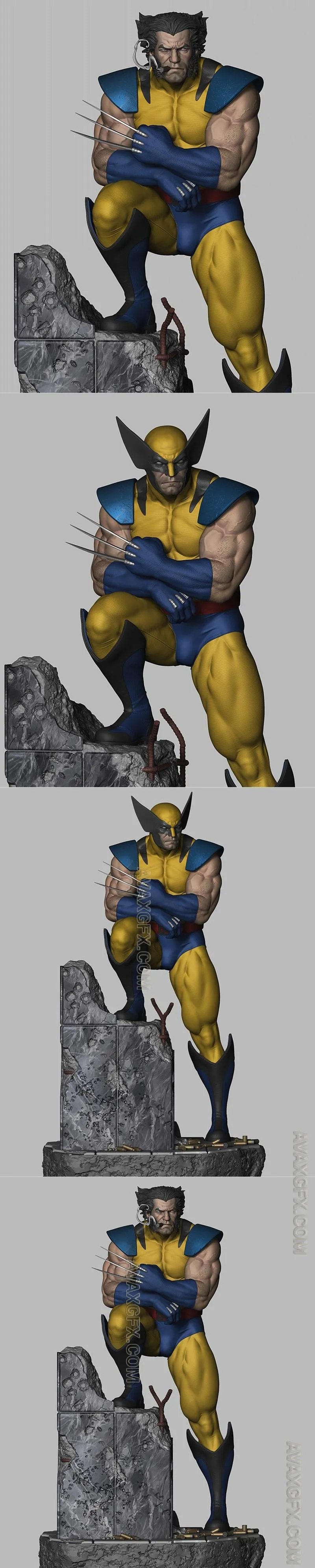 Wolverine Jim Lee - STL 3D Model