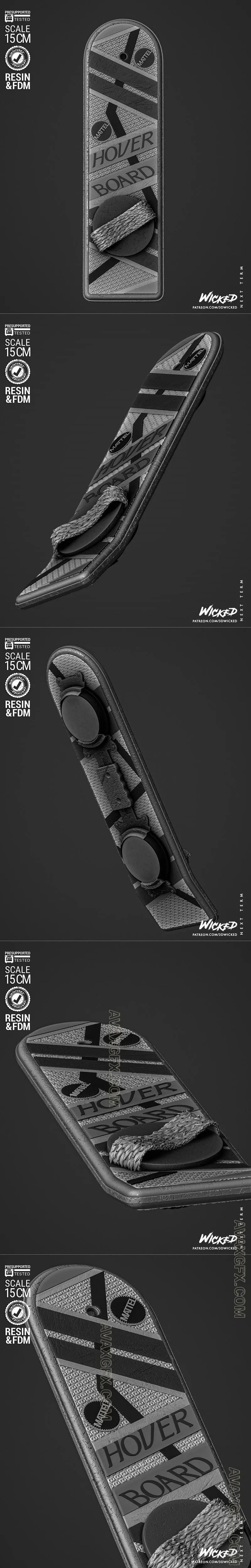 WICKED - Back To The Future Hoover Board - STL 3D Model