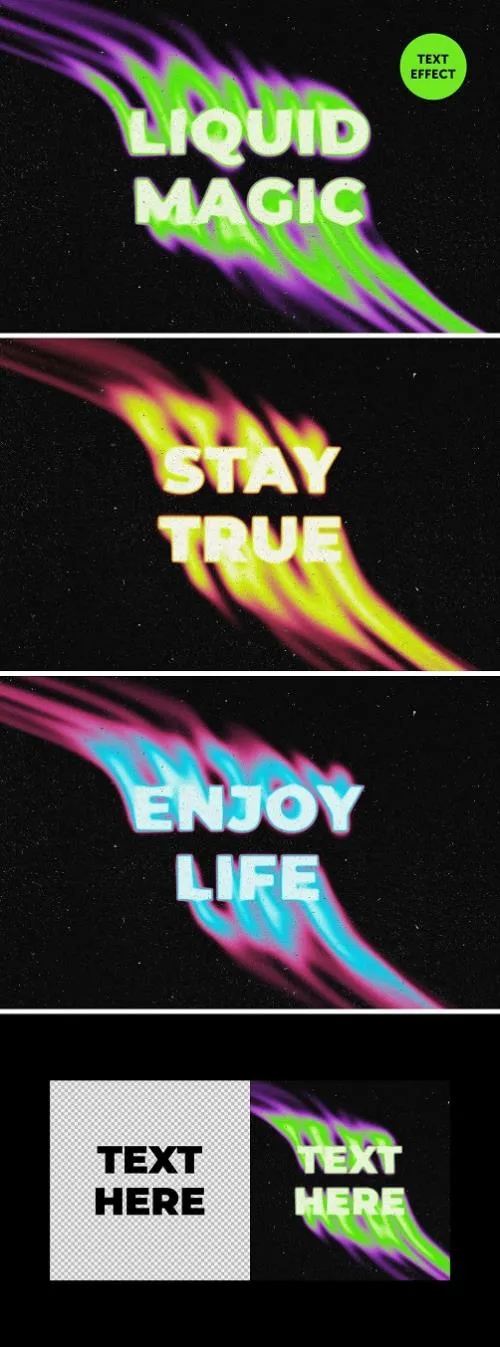 Rushing Liquid Text Effect - 280644923
