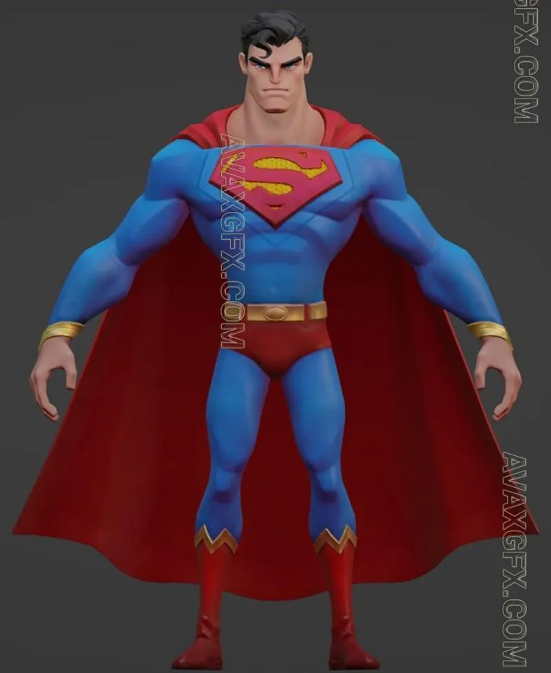 DCWC Superman - STL 3D Model