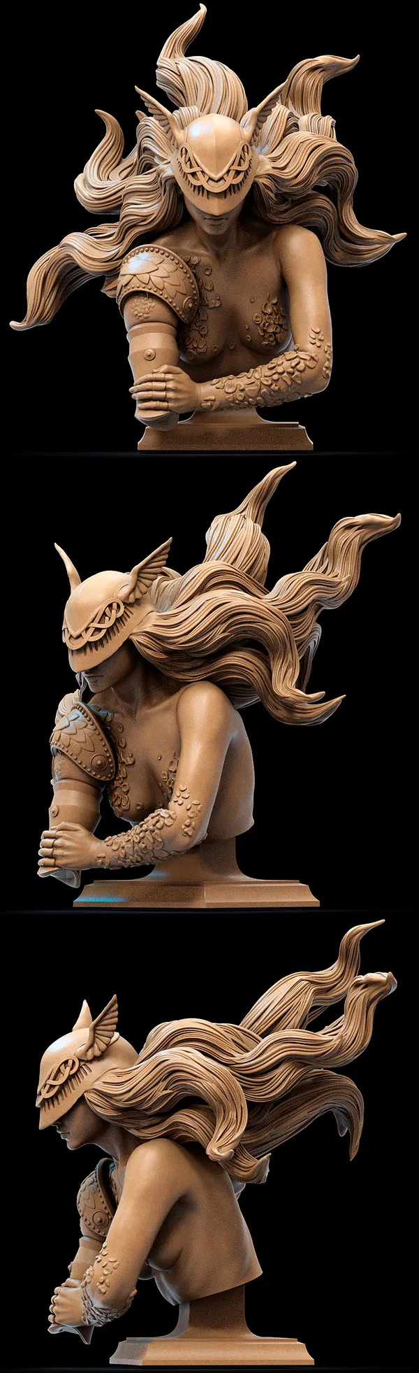 Malenia Bust – 3D Print