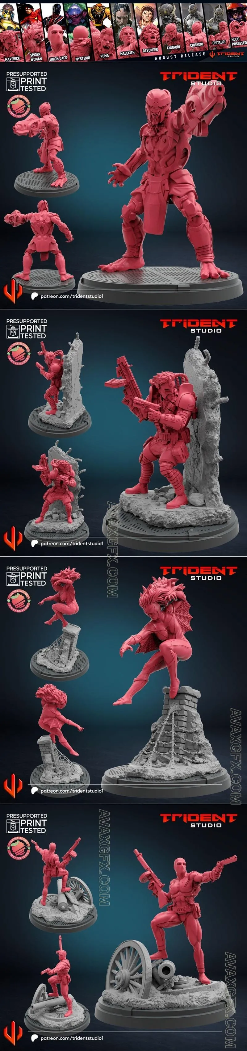 Trident Studio August 2024 - STL 3D Model