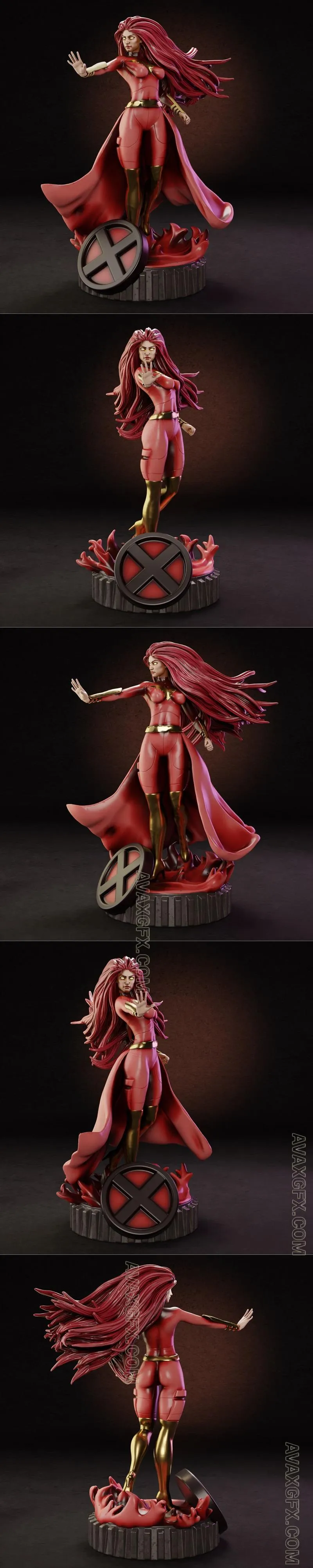 PgGasta - Dark Phoenix - STL 3D Model