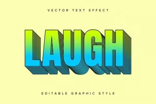 Gradient Layered Vector Text Effect Mockup - SVHAKLY